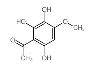 Ethanone,1-(2,3,6-trihydroxy-4-methoxyphenyl)- Structure