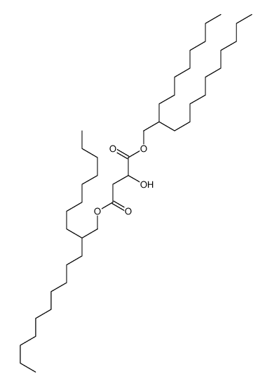 bis(2-octyldodecyl) 2-hydroxybutanedioate结构式