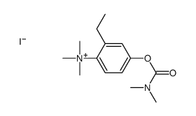 [4-(dimethylcarbamoyloxy)-2-ethylphenyl]-trimethylazanium,iodide Structure