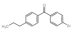 4-BROMO-4'-N-PROPYLBENZOPHENONE结构式