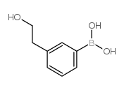 3-(2-羟基乙基)苯基硼酸结构式