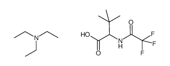 triethylammonium salt of N-trifluoroacetyltert-leucine Structure