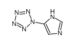 1-(1H-imidazol-5-yl)pentazole结构式