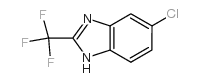 5-氯-2-(三氟甲基)苯并咪唑结构式