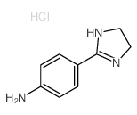 Benzenamine,4-(4,5-dihydro-1H-imidazol-2-yl)-, hydrochloride (1:2) structure
