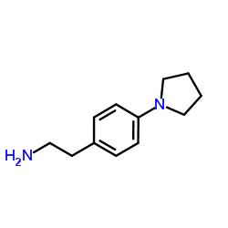 2-(4-(pyrrolidin-1-yl)phenyl)ethanamine Structure