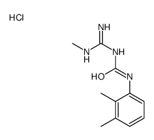 1-(2,3-dimethylphenyl)-3-(N'-methylcarbamimidoyl)urea,hydrochloride Structure