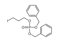 dibenzyl 3-iodopropyl phosphate Structure