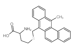 S-(12-METHYL-7-BENZ(a)ANTHRYLMETHYL)-HOMOCYSTEINE结构式