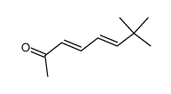 trans,trans-7,7-dimethyl-3,5-octadien-2-one结构式