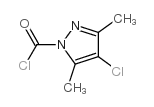 1H-Pyrazole-1-carbonylchloride,4-chloro-3,5-dimethyl-(9CI)结构式