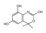 2H-3,1-Benzoxazin-2-one,1,4-dihydro-6,8-dihydroxy-4,4-dimethyl-(9CI)结构式