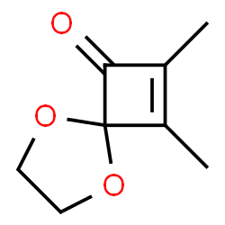 5,8-Dioxaspiro[3.4]oct-2-en-1-one, 2,3-dimethyl- (9CI) Structure