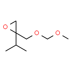 Oxirane, 2-[(methoxymethoxy)methyl]-2-(1-methylethyl)- (9CI) structure