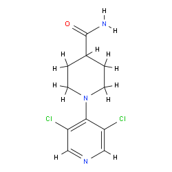1-(3,5-二氯吡啶-4-基)哌啶-4-甲酰胺图片