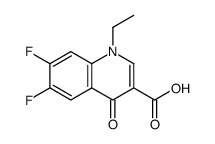 Dihydro-6,7-difluoro-1-ethyl-4-oxo-3-synoline carbonoic acid Structure