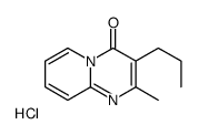 2-methyl-3-propylpyrido[1,2-a]pyrimidin-4-one,hydrochloride结构式