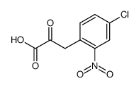 (4-chloro-2-nitro-phenyl)-pyruvic acid结构式