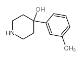 4-M-TOLYL-PIPERIDIN-4-OL structure