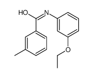 Benzamide, N-(3-ethoxyphenyl)-3-methyl- (9CI)结构式