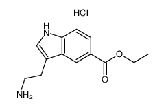 2-(5-carboethoxy-1H-indol-3-yl)ethylamine hydrochloride结构式