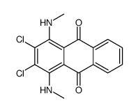 2,3-dichloro-1,4-bis(methylamino)anthraquinone结构式