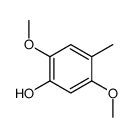 2,5-dimethoxy-4-methylphenol Structure