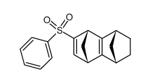 (1S,4R,5S,8S)-6-(phenylsulfonyl)-1,2,3,4,5,8-hexahydro-1,4:5,8-dimethanonaphthalene结构式