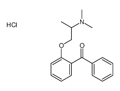 1-(2-benzoylphenoxy)propan-2-yl-dimethylazanium,chloride Structure