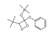 ((4-(tert-butyl)-3-phenoxy-1,2-dioxetan-3-yl)oxy)trimethylsilane Structure