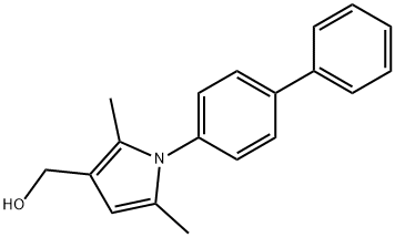 1-[1,1'-biphenyl]-4-yl-2,5-dimethyl-1h-pyrrole-3-methanol结构式