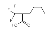(2R)-2-(trifluoromethyl)hexanoic acid Structure