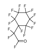 perfluoro(cyclohexylacetyl fluoride) Structure