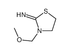 2-Thiazolidinimine,3-(methoxymethyl)-(9CI)结构式