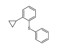 1-cyclopropyl-2-phenylsulfanylbenzene结构式