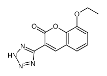 8-ethoxy-3-(2H-tetrazol-5-yl)chromen-2-one Structure
