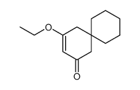 Spiro[5.5]undec-3-en-2-one, 4-ethoxy- (9CI) Structure