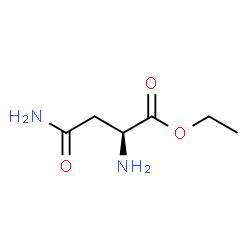 Asparagine,ethylester(9CI) structure