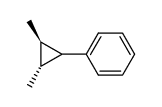 1,2-cis,trans-Dimetrhyl-3-phenylcyclopropan结构式