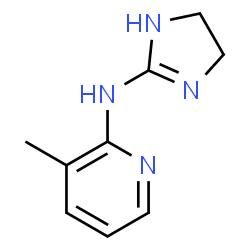 2-Pyridinamine,N-(4,5-dihydro-1H-imidazol-2-yl)-3-methyl-结构式