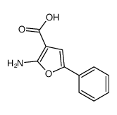 3-Furancarboxylicacid,2-amino-5-phenyl-(9CI)结构式
