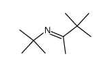 (E)-N-(tert-butyl)-3,3-dimethylbutan-2-imine结构式