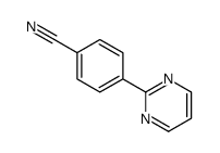 4-pyrimidin-2-ylbenzonitrile structure