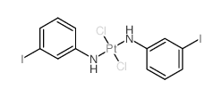 dichloroplatinum; (3-iodophenyl)azanide Structure