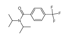 N,N-di(propan-2-yl)-4-(trifluoromethyl)benzamide结构式