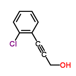 3-(2-氯苯基)-2-丙炔-1-醇结构式