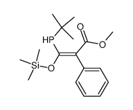 tert-butyl<2-(methoxycarbonyl)-2-phenyl-1-(trimethylsiloxy)vinyl>phosphine Structure