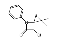 4-chloro-2,2-dimethyl-6-phenyl-1-thia-6-azaspiro[2.3]hexan-5-one结构式