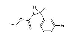 ethyl 3'-bromo-3-methyl-2,3-epoxybenzenepropanoic acid ester Structure