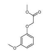 methyl 2-(3-methoxyphenoxy)acetate结构式